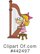 Harp Clipart #442497 by toonaday