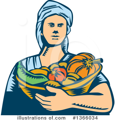 Produce Clipart #1366034 by patrimonio