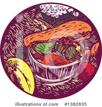 Royalty-Free (RF) Harvest Clipart Illustration by patrimonio - Stock Sample #1382635