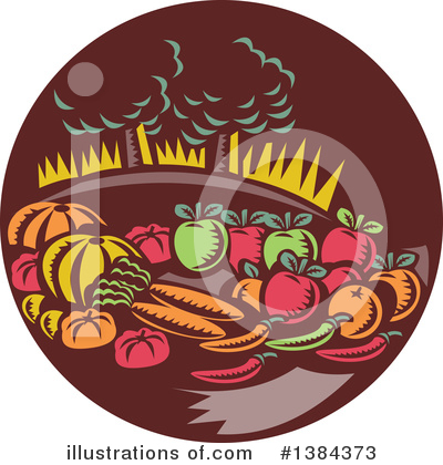 Orchard Clipart #1384373 by patrimonio