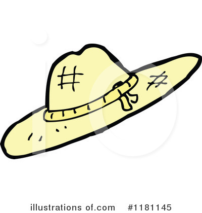 Straw Hat Clipart #1181145 by lineartestpilot