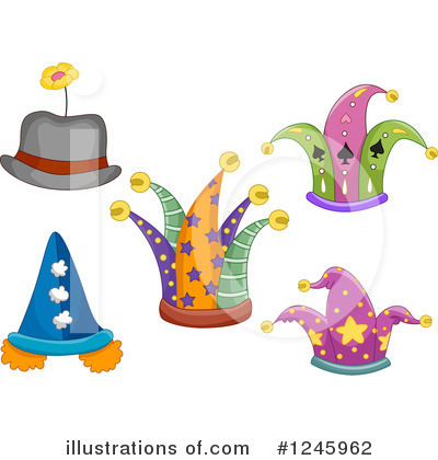 Royalty-Free (RF) Hat Clipart Illustration by BNP Design Studio - Stock Sample #1245962