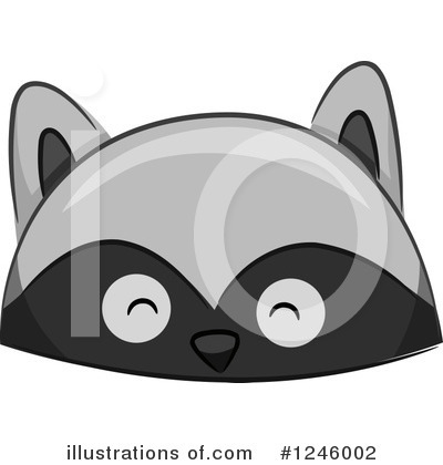 Raccoon Clipart #1246002 by BNP Design Studio