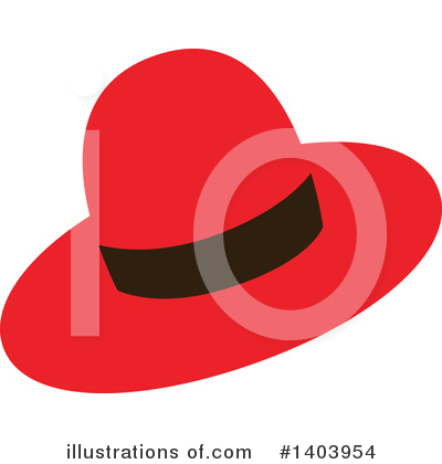 Royalty-Free (RF) Hat Clipart Illustration by Cherie Reve - Stock Sample #1403954