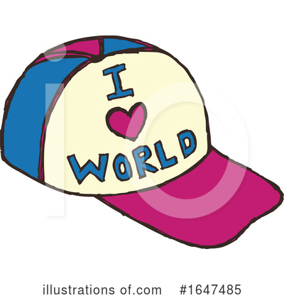 Royalty-Free (RF) Hat Clipart Illustration by Cherie Reve - Stock Sample #1647485