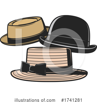 Royalty-Free (RF) Hat Clipart Illustration by Vector Tradition SM - Stock Sample #1741281