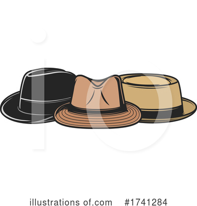 Royalty-Free (RF) Hat Clipart Illustration by Vector Tradition SM - Stock Sample #1741284