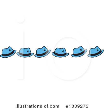 Royalty-Free (RF) Hats Clipart Illustration by Johnny Sajem - Stock Sample #1089273