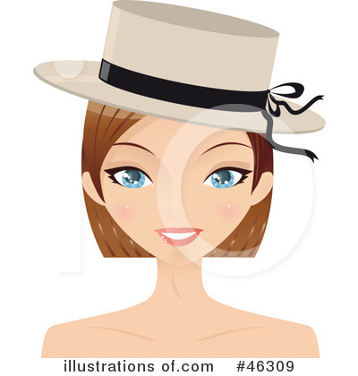 Royalty-Free (RF) Hats Clipart Illustration by Melisende Vector - Stock Sample #46309