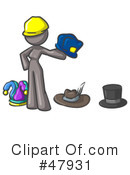 Hats Clipart #47931 by Leo Blanchette