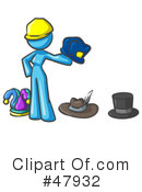 Hats Clipart #47932 by Leo Blanchette