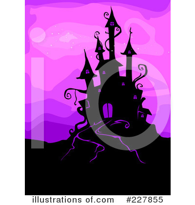 Royalty-Free (RF) Haunted Castle Clipart Illustration by BNP Design Studio - Stock Sample #227855