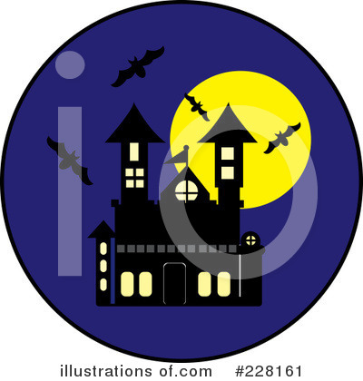 Royalty-Free (RF) Haunted House Clipart Illustration by Pams Clipart - Stock Sample #228161