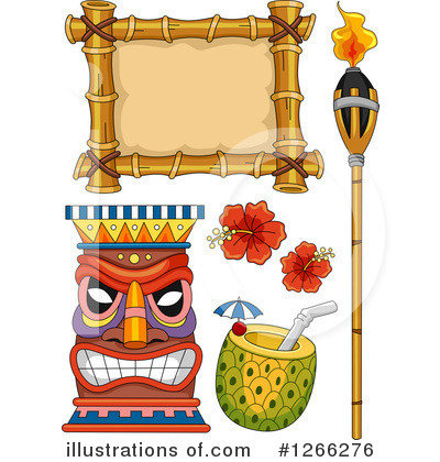 Tiki Torch Clipart #1266276 by BNP Design Studio