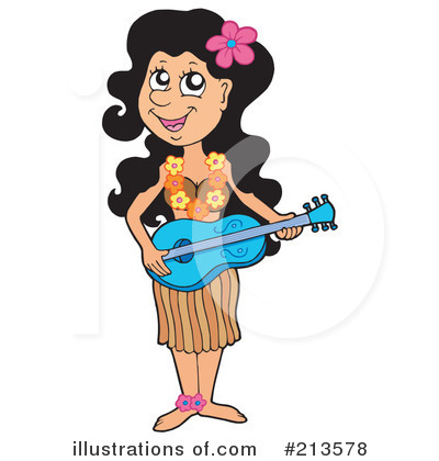 Royalty-Free (RF) Hawaiian Clipart Illustration by visekart - Stock Sample #213578