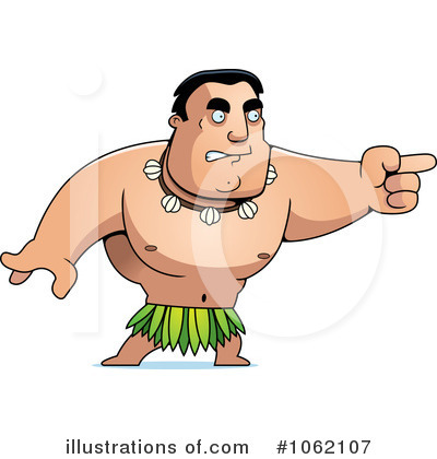 Hawaiian Man Clipart #1062107 by Cory Thoman