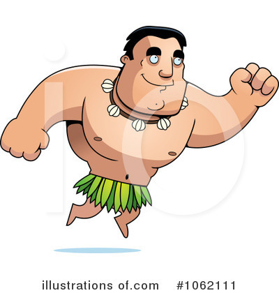 Royalty-Free (RF) Hawaiian Man Clipart Illustration by Cory Thoman - Stock Sample #1062111