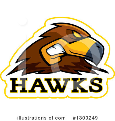 Hawk Clipart #1300249 by Cory Thoman