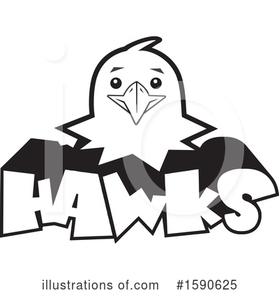 Royalty-Free (RF) Hawk Clipart Illustration by Johnny Sajem - Stock Sample #1590625