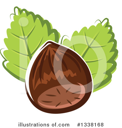 Royalty-Free (RF) Hazelnut Clipart Illustration by Vector Tradition SM - Stock Sample #1338168