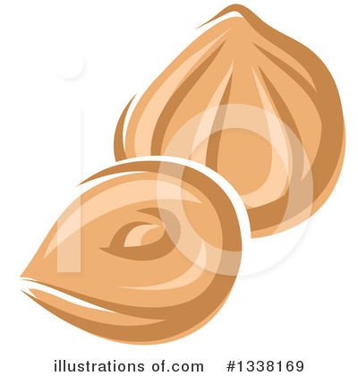 Nuts Clipart #1338169 by Vector Tradition SM