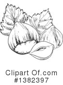Hazelnut Clipart #1382397 by Vector Tradition SM
