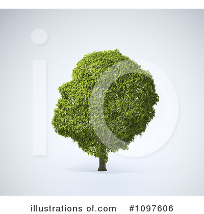Brain Tree Clipart #1097606 by Mopic