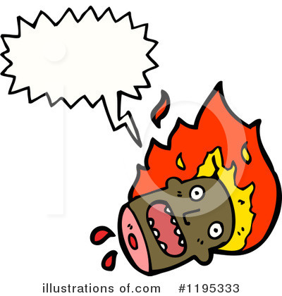 Bloody Head Clipart #1195333 by lineartestpilot
