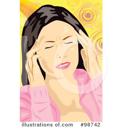 Royalty-Free (RF) Headache Clipart Illustration by mayawizard101 - Stock Sample #98742