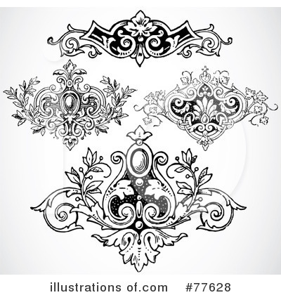 Royalty-Free (RF) Header Clipart Illustration by BestVector - Stock Sample #77628
