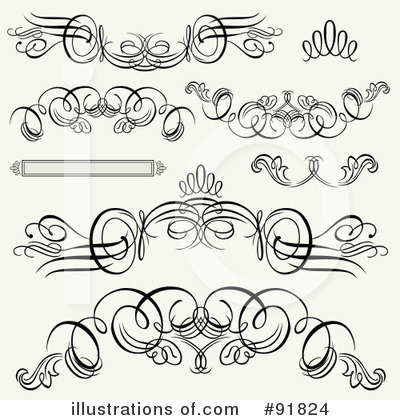 Royalty-Free (RF) Headers Clipart Illustration by BestVector - Stock Sample #91824