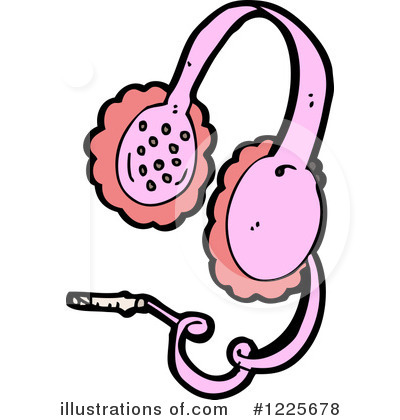 Royalty-Free (RF) Headphones Clipart Illustration by lineartestpilot - Stock Sample #1225678