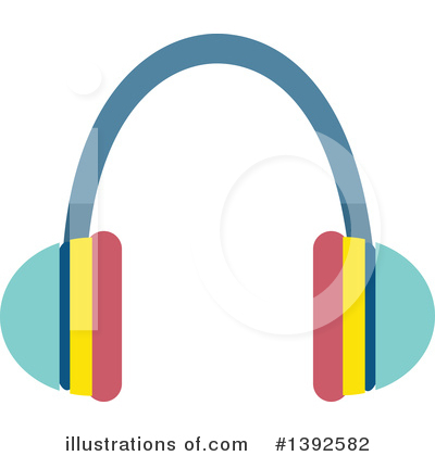 Royalty-Free (RF) Headphones Clipart Illustration by BNP Design Studio - Stock Sample #1392582