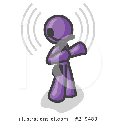 Royalty-Free (RF) Headset Clipart Illustration by Leo Blanchette - Stock Sample #219489