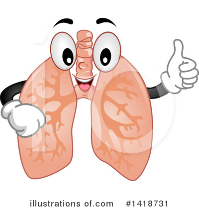 Lungs Clipart #1418731 by BNP Design Studio