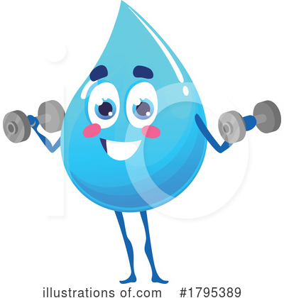 Water Drop Clipart #1795389 by Vector Tradition SM