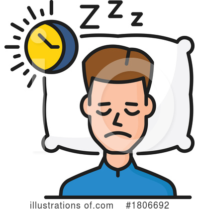 Insomnia Clipart #1806692 by Vector Tradition SM