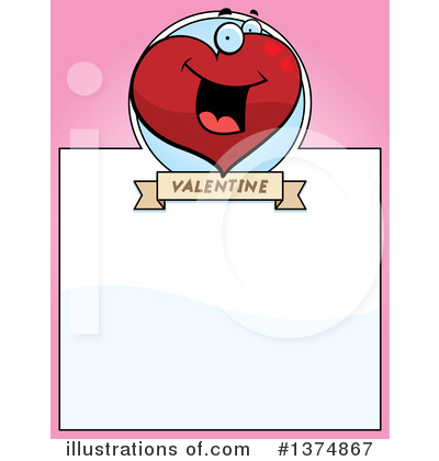 Royalty-Free (RF) Heart Character Clipart Illustration by Cory Thoman - Stock Sample #1374867