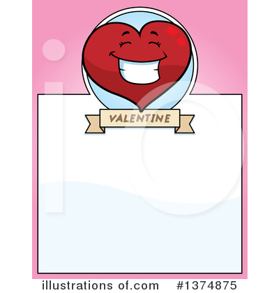 Royalty-Free (RF) Heart Character Clipart Illustration by Cory Thoman - Stock Sample #1374875