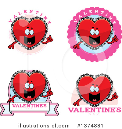 Royalty-Free (RF) Heart Character Clipart Illustration by Cory Thoman - Stock Sample #1374881