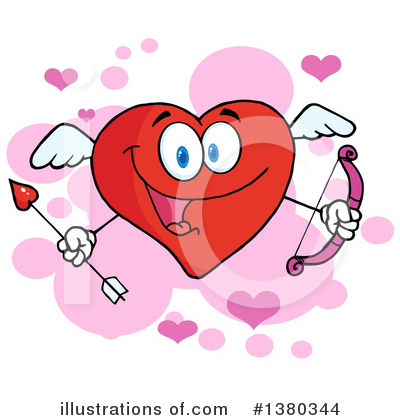 Royalty-Free (RF) Heart Character Clipart Illustration by Hit Toon - Stock Sample #1380344