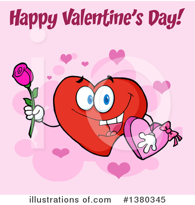 Royalty-Free (RF) Heart Character Clipart Illustration by Hit Toon - Stock Sample #1380345