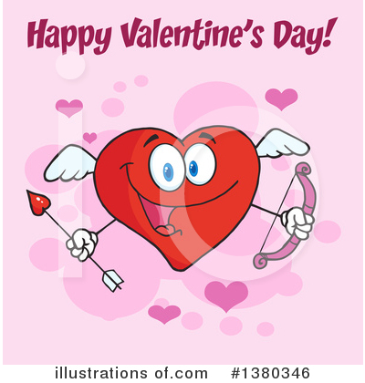 Royalty-Free (RF) Heart Character Clipart Illustration by Hit Toon - Stock Sample #1380346