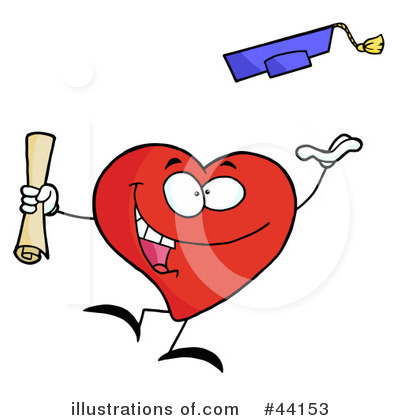 Royalty-Free (RF) Heart Character Clipart Illustration by Hit Toon - Stock Sample #44153