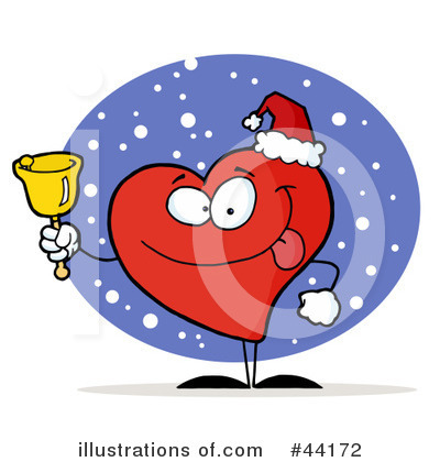 Royalty-Free (RF) Heart Character Clipart Illustration by Hit Toon - Stock Sample #44172