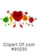 Heart Character Clipart #90230 by Julos