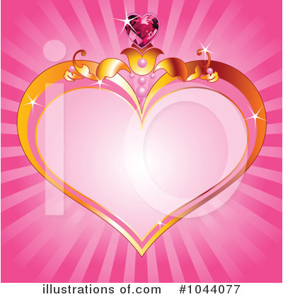 Royalty-Free (RF) Heart Clipart Illustration by Pushkin - Stock Sample #1044077