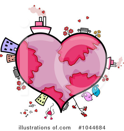Royalty-Free (RF) Heart Clipart Illustration by BNP Design Studio - Stock Sample #1044684