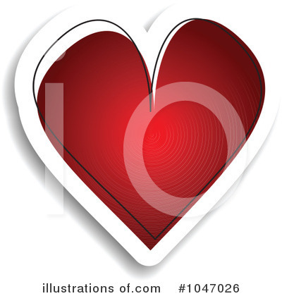 Royalty-Free (RF) Heart Clipart Illustration by KJ Pargeter - Stock Sample #1047026