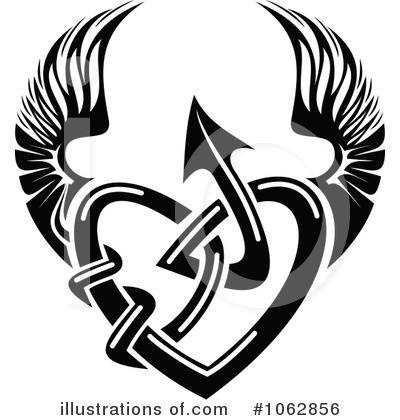 Royalty-Free (RF) Heart Clipart Illustration by Vector Tradition SM - Stock Sample #1062856